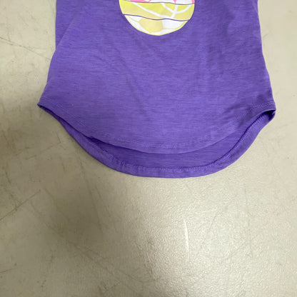 DSG Girl's Graphic Tank Electric Violet Spliced DAG11103SD BRAND NEW