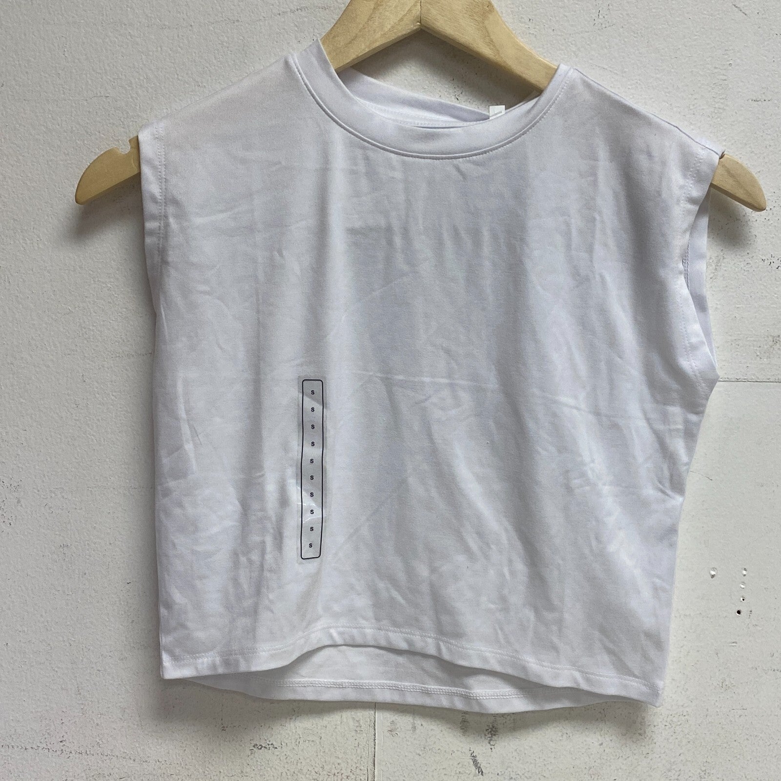 DSG Girl's Performance Muscle Casual Relaxed Tank Pure White  DAG13100