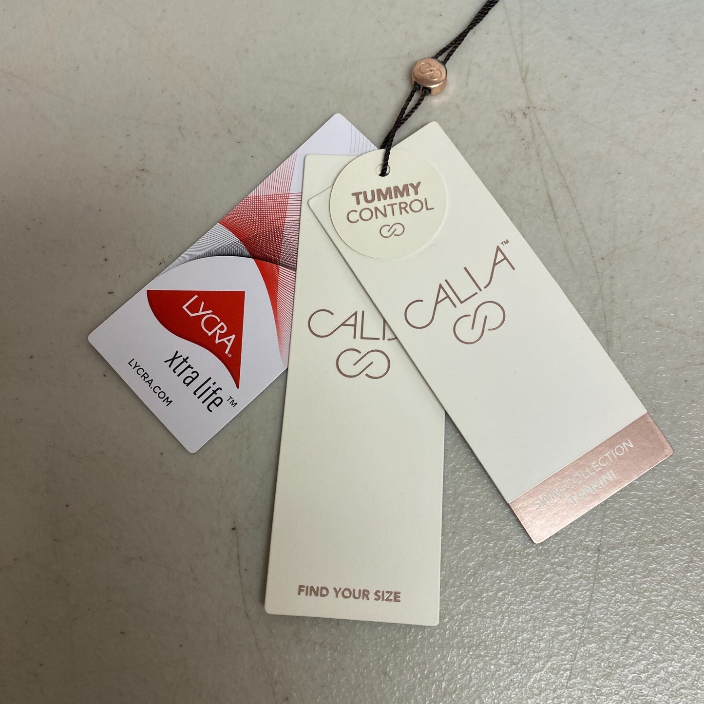 Calia Women's Swim Collection High Support Tankini Lake Blue WSA22304 New