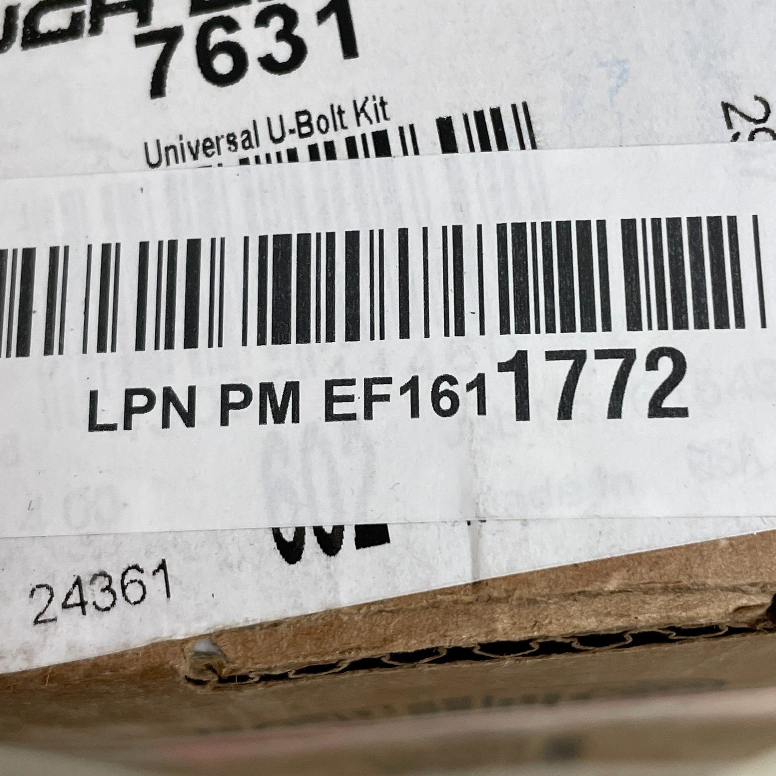 Rough Country 9/16" Round Suspension U-Bolts Set of 4  9/16"x2.75"W x10"L Stee