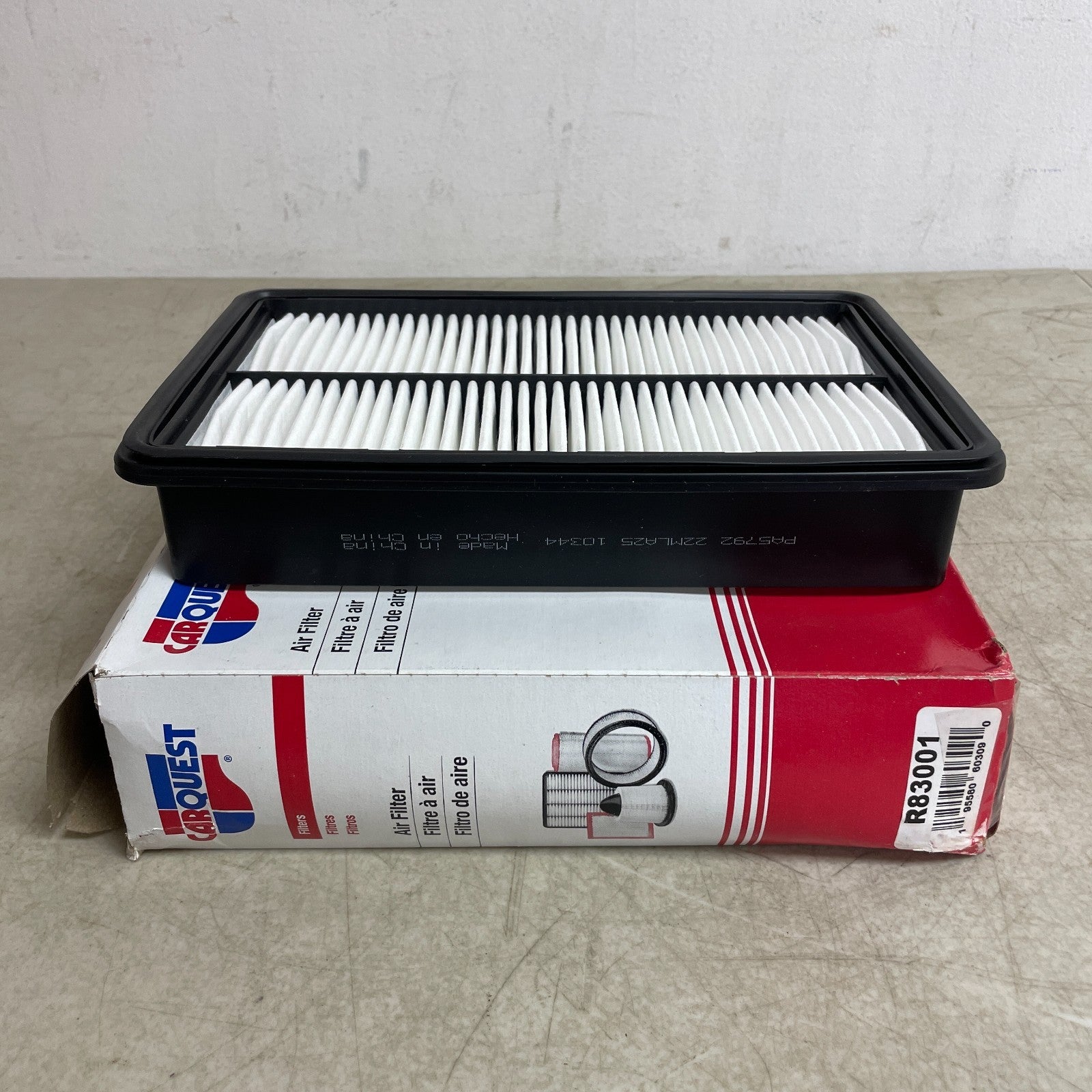 Carquest R83001 Engine Air Filter Replaces 16546-EG000 WIX 49001