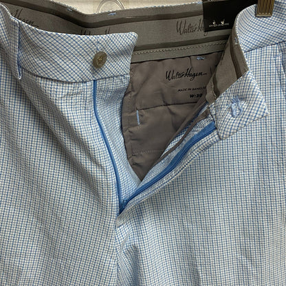 Walter Hagan 10 in P11 SeerSucker Short Daybreak Blue Summer Stylish MGA14180