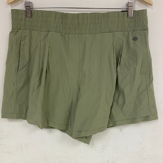 Calia Womens 4â³ Journey High Rise Double Layer Hem Short Smudge Sage WAX12260