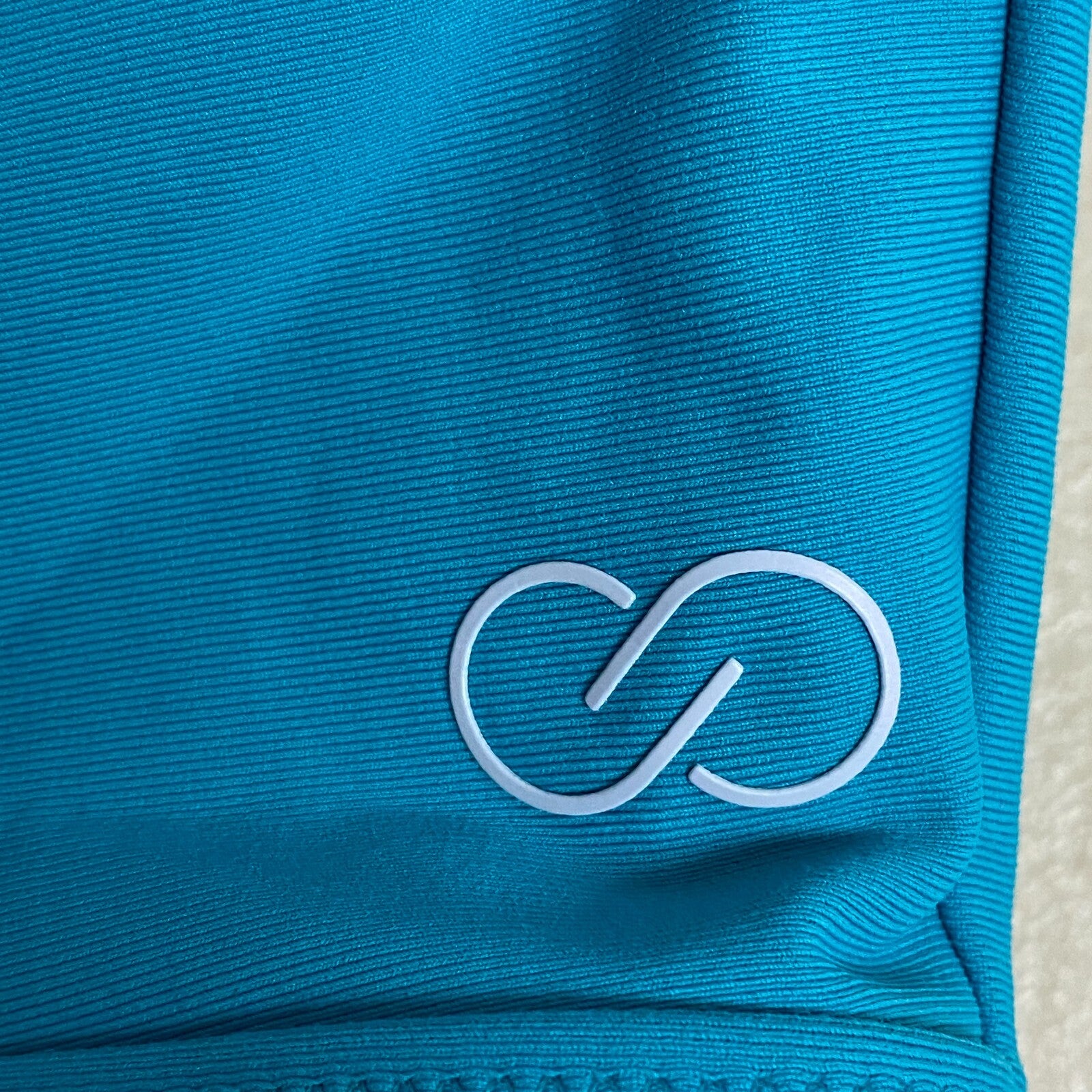 Calia Women's Swim Collection Low Support Tie Back Bikini Top Lake Blue WSA22215