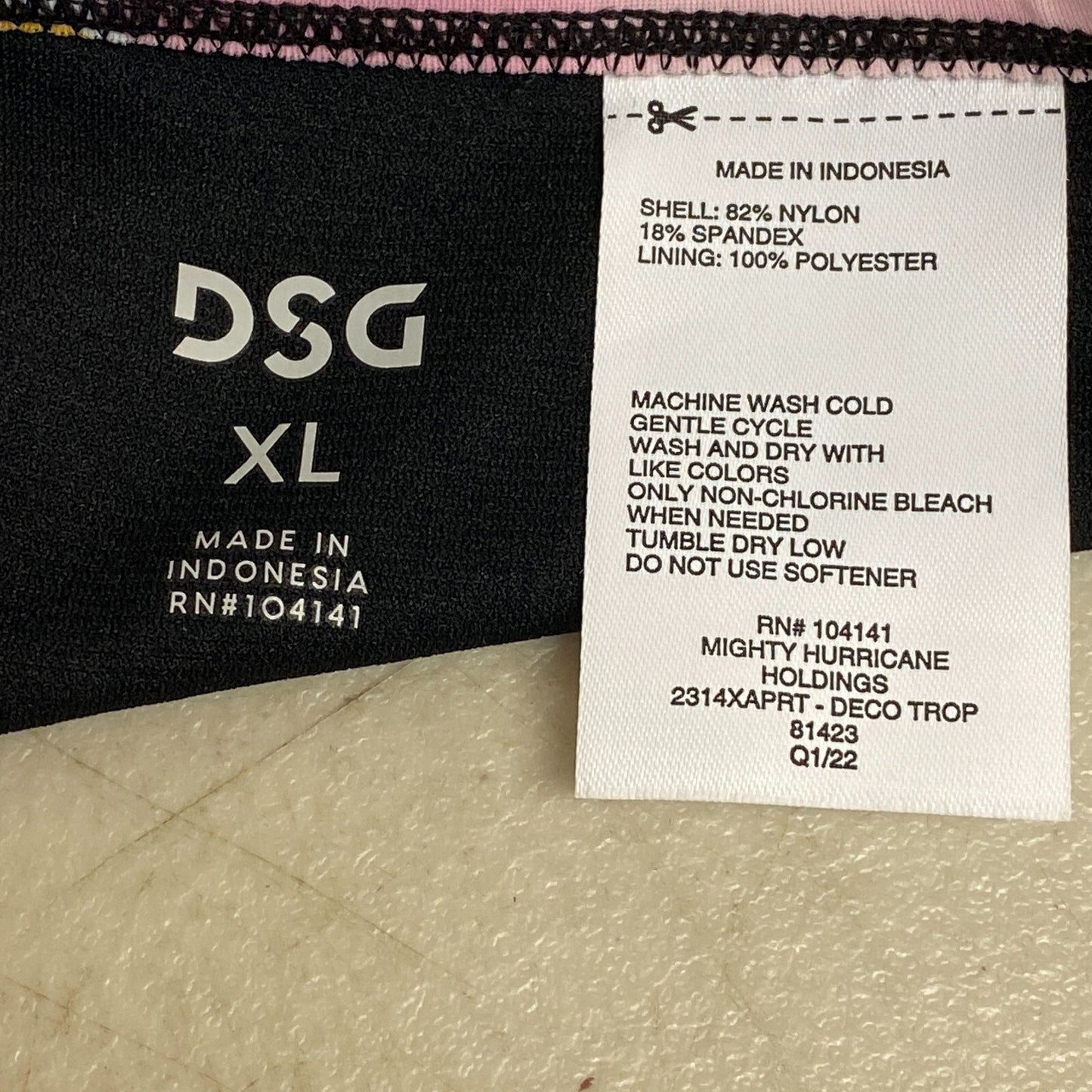 DSG Tomie Print Swim Bottom Deco Trop Summer Trendy Stylish 2314XAPRT