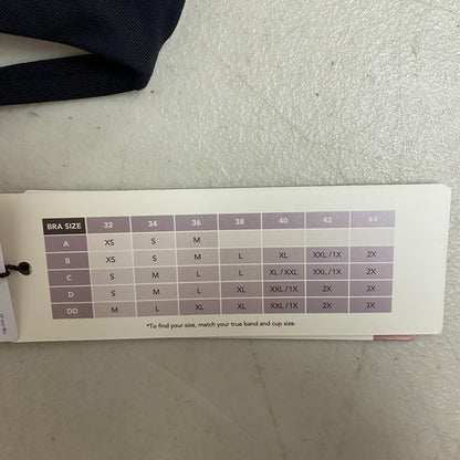 Calia Women's Swim Tie Back Racerback Low Support Bikini Top Pure Black WSA23200