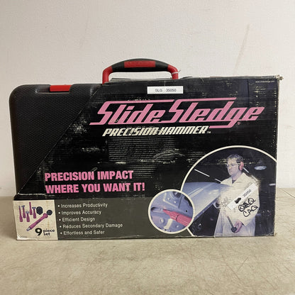 Slide Sledge Precision Hammer 9-Pc Set Interchangeable Tips 35050