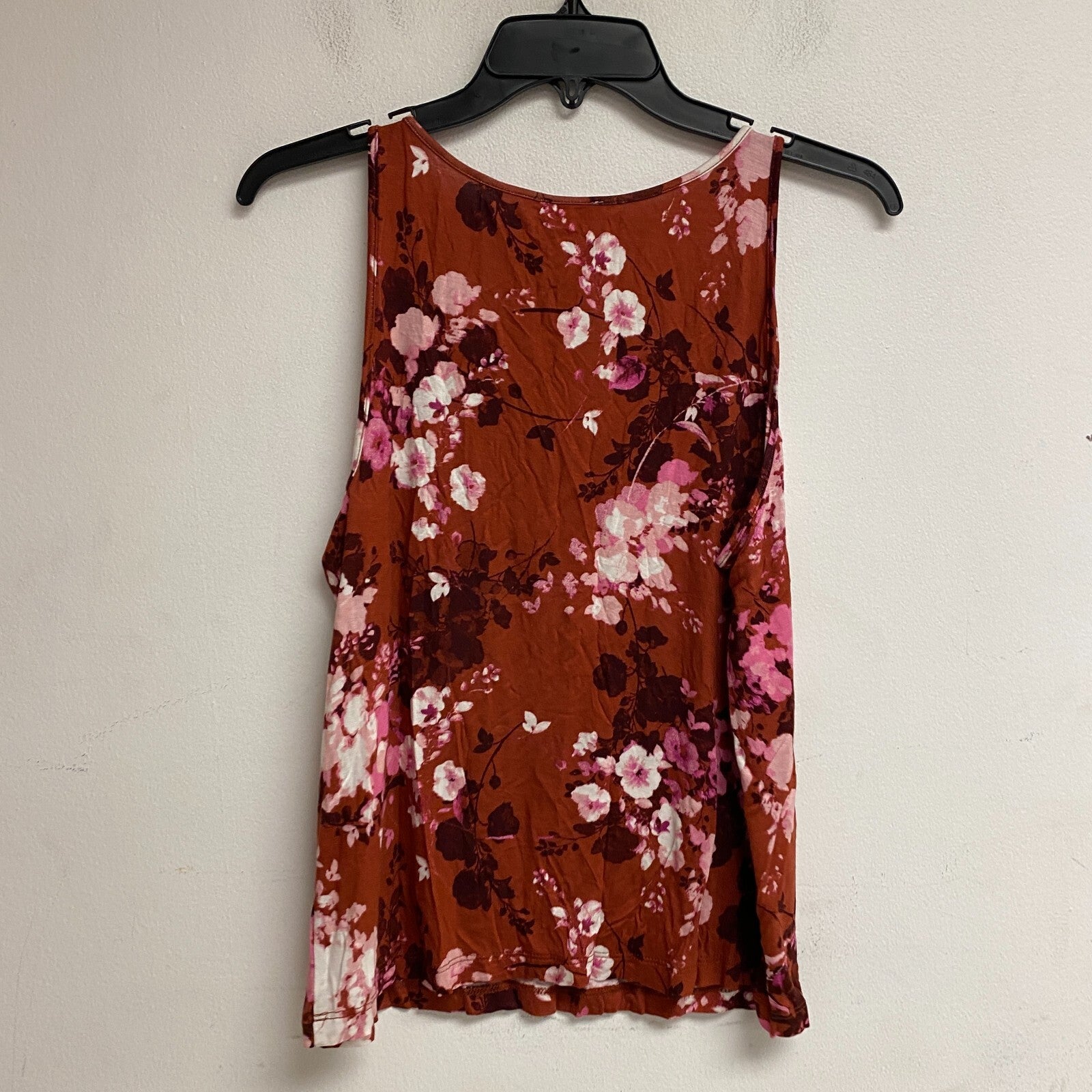 AMBRIELLE SLEEPWEAR 2-pc set sleeveless tank top and pajama pant size M floral