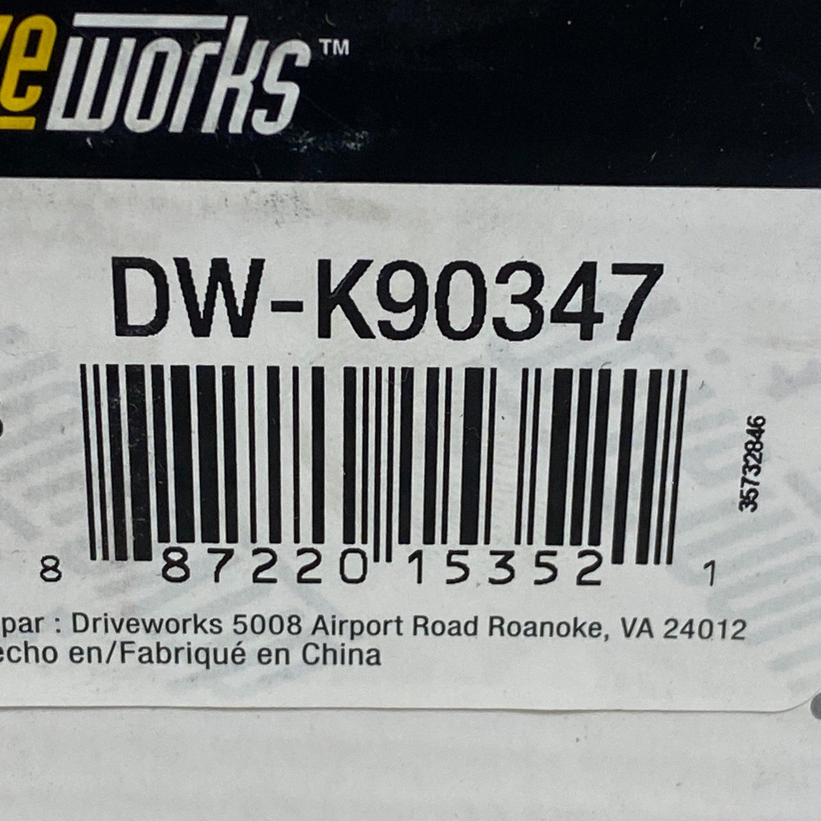 Driveworks Front Lower Suspension Ball Joint DW‑K90347 Direct Fit for Toyota