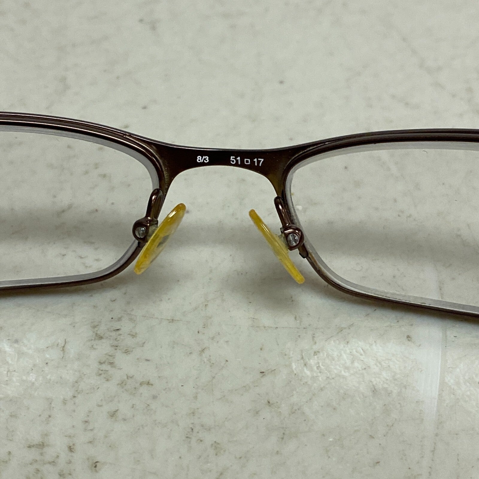 Diesel Women Eyeglasses Patterned glasses 8/3 51-17 Brown/Beige  USED -VERY GOOD