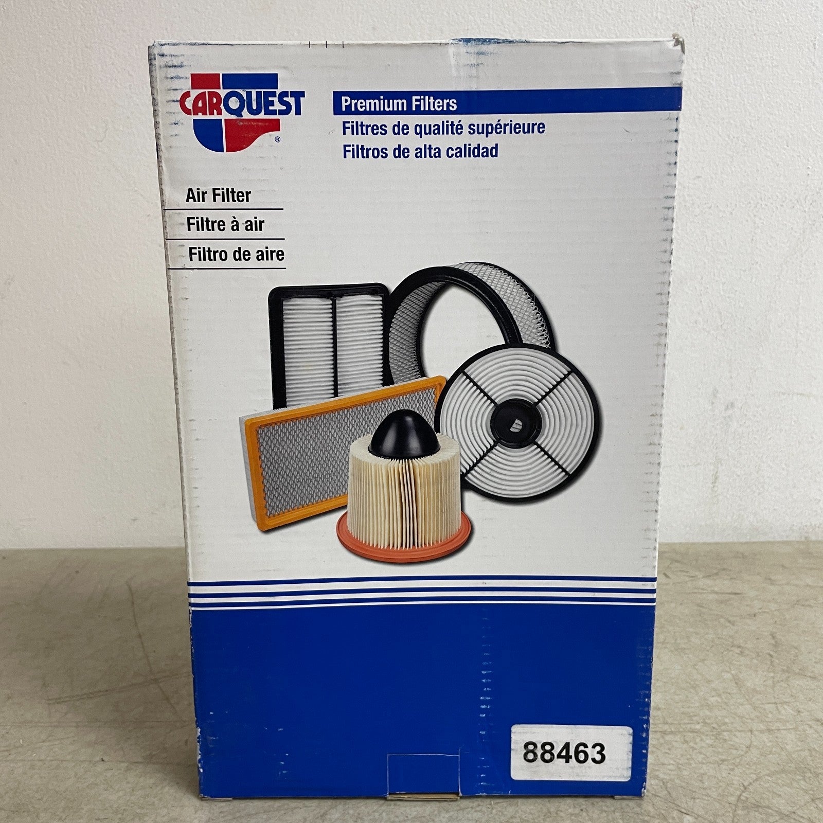 Carquest 88464 Premium Engine Air Filter 10″ × 6″ Direct Replacement