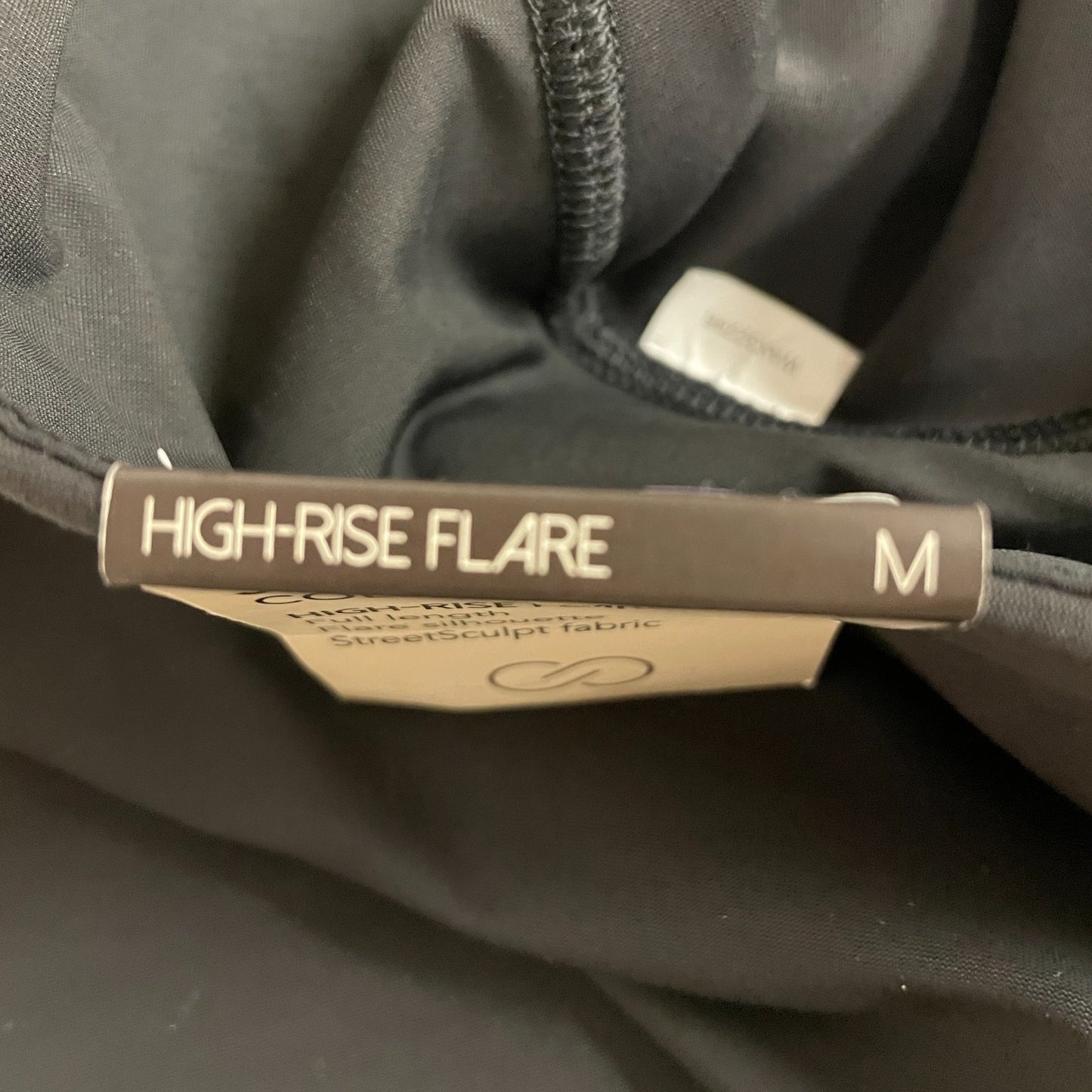 CALIA Women's Sculpt Flare Zipper Leg Pant Pure Black WAX32296