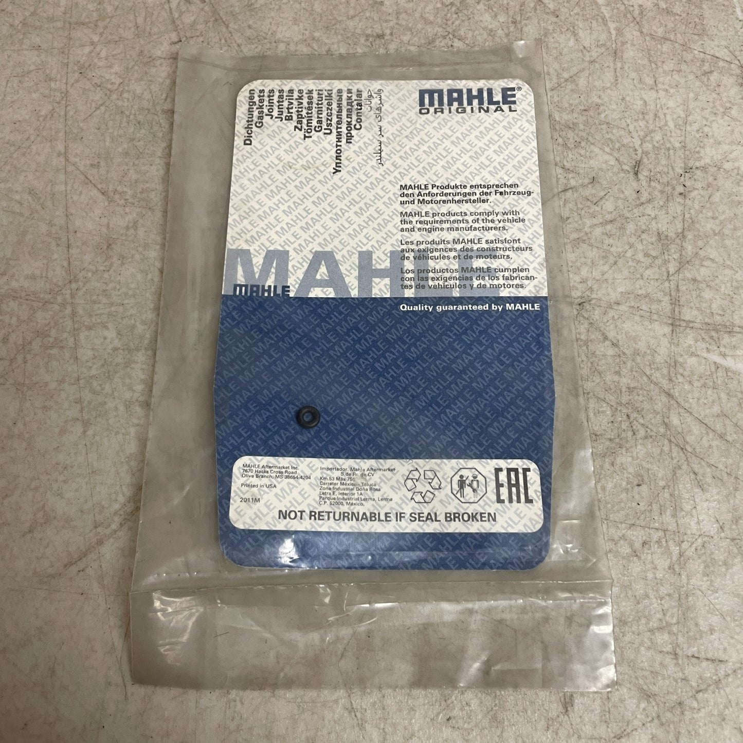 MAHLE Multi-Purpose O-Ring 5-Pack Metric Seal 72600