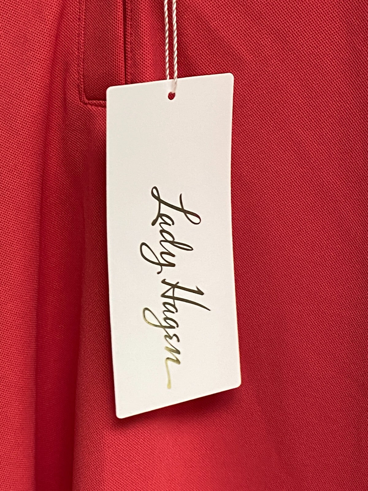 Walter Hagen Womens Core Pique Sleeveless Golf Polo Watermelon Shine WGH11400S23