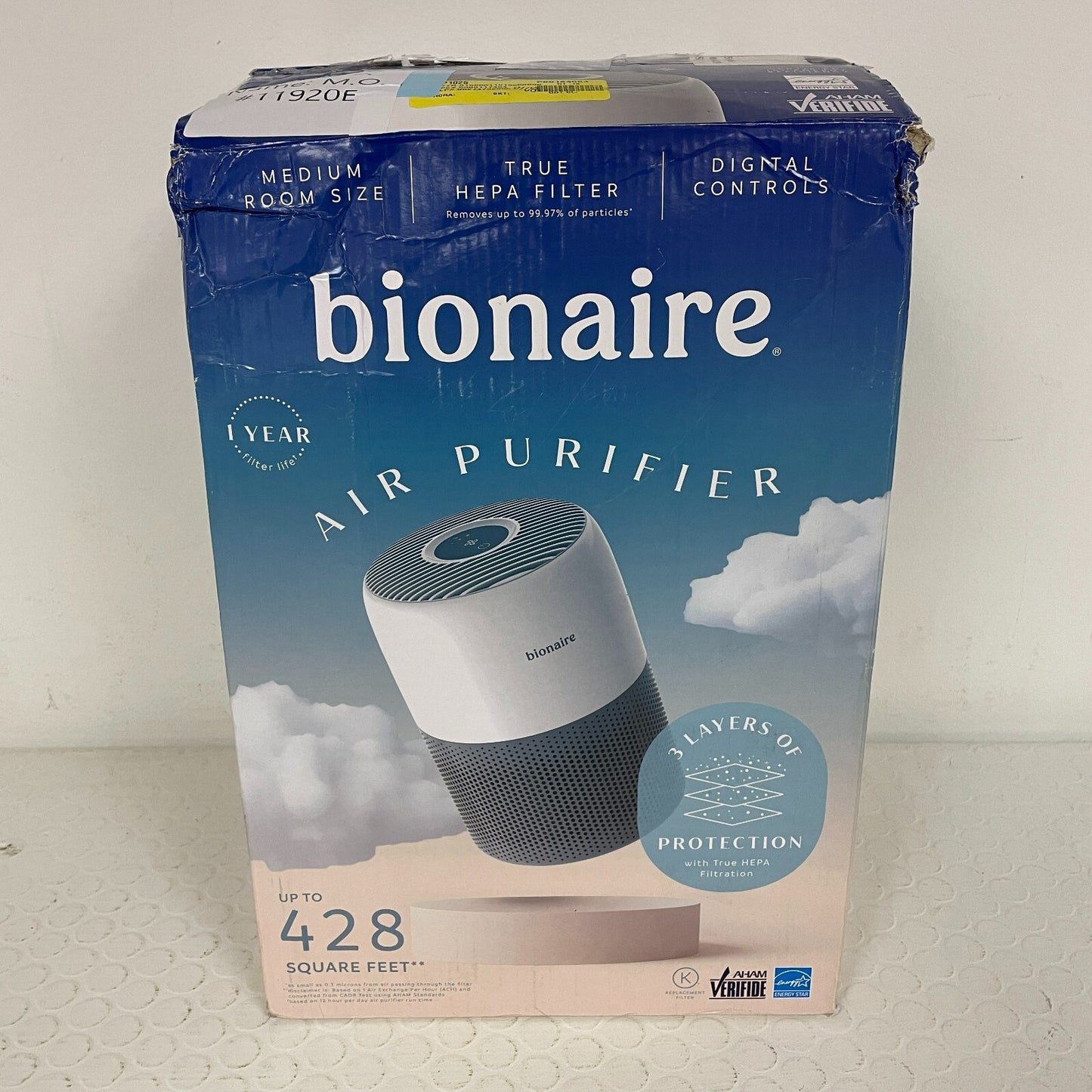 Bionaire CleanAir Mini True HEPA Air Purifier White BAP9360W