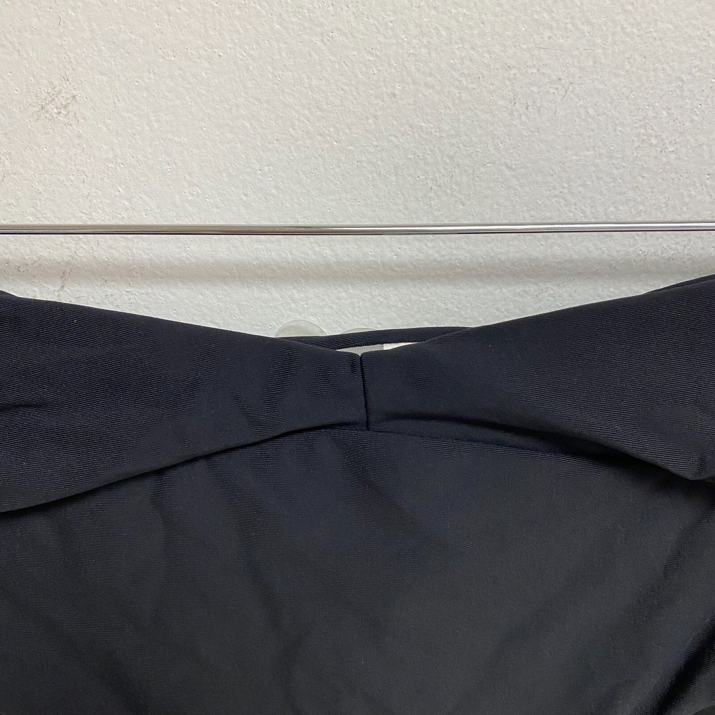 CALIA Women's Swim Collection High Rise Shirred V Front Bottom Black WSA23407