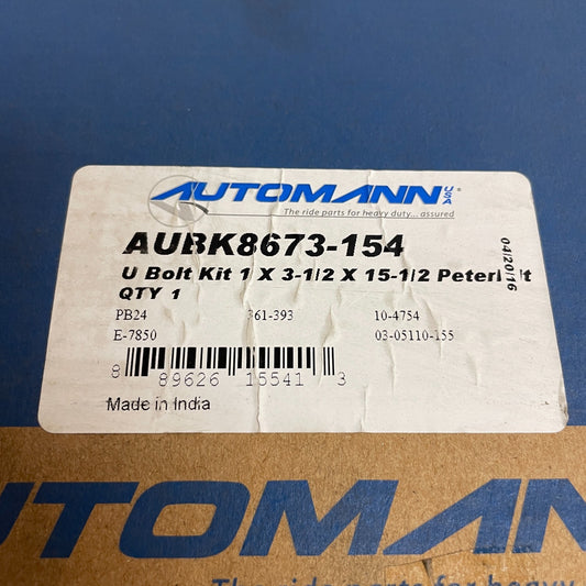 Automann AUBK8673-154 U-Bolt Kit Peterbilt Suspension