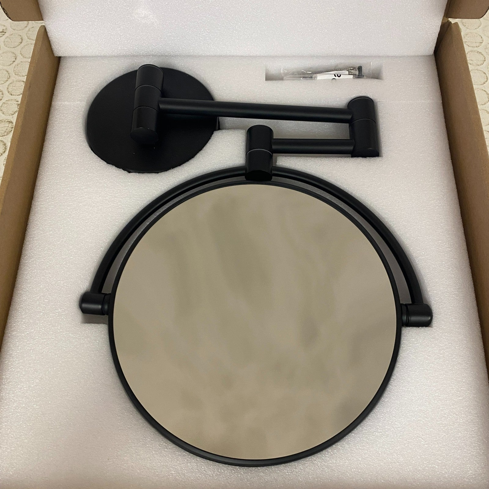 Signature Hardware R2009 Wall Mount Makeup Mirror Double Sided E2 Escutcheon