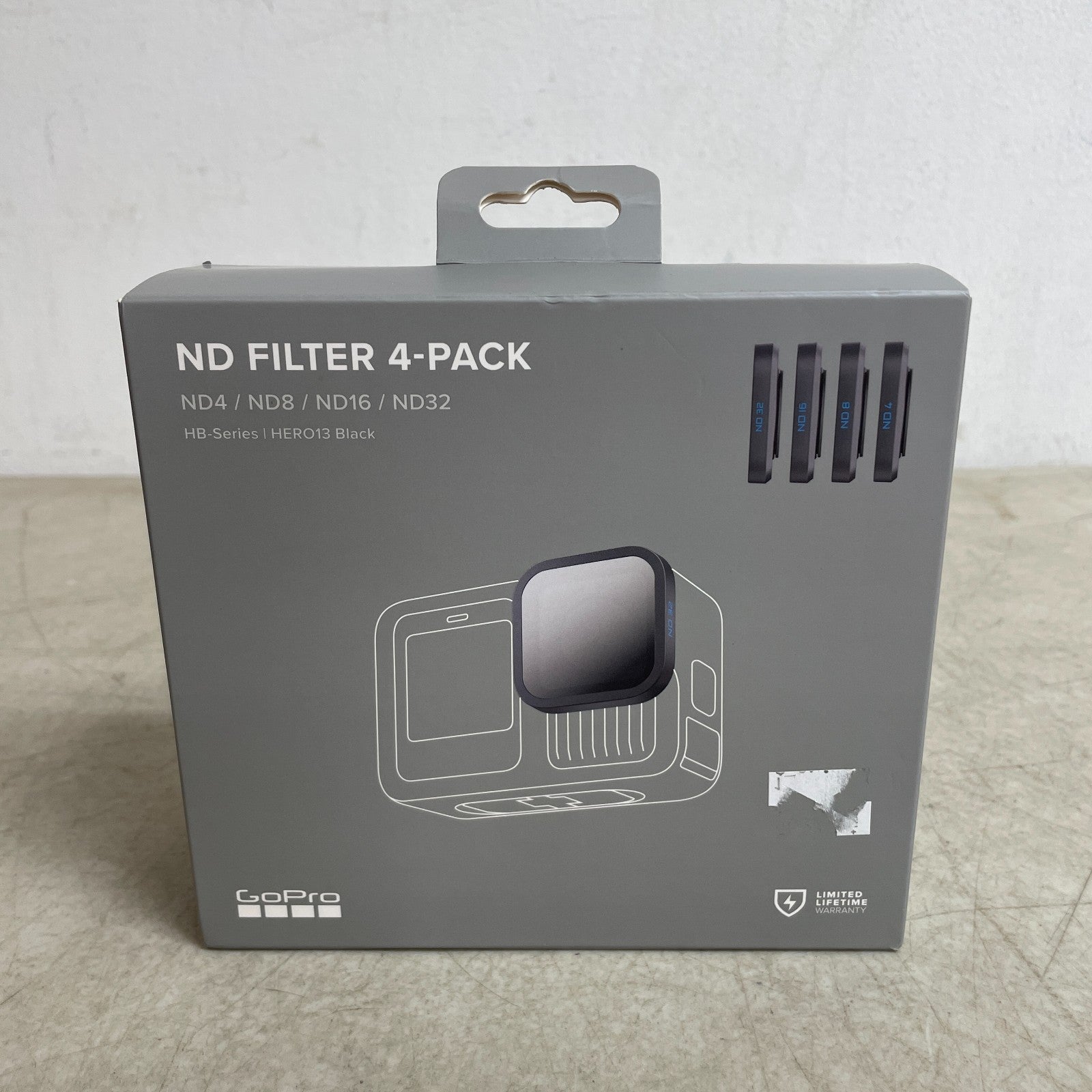 GoPro ND Filter 4-Pack for HERO13 Black  ND4, ND8, ND16, ND32 Neutral Density