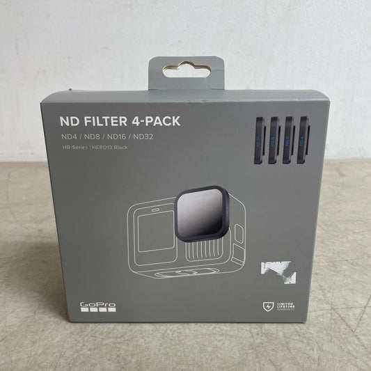 GoPro ND Filter 4-Pack for HERO13 Black  ND4, ND8, ND16, ND32 Neutral Density