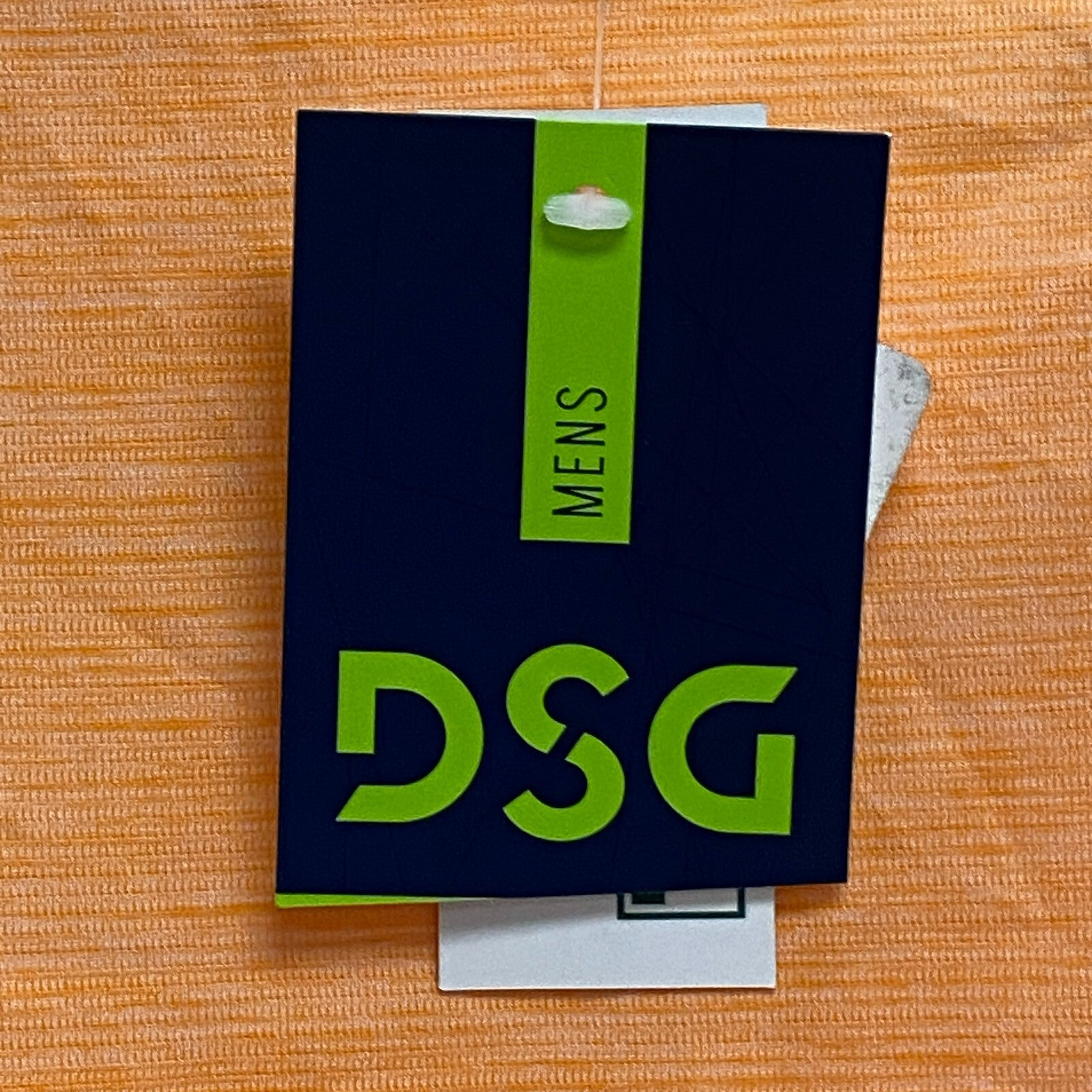 DSG Men's Movement Muscle Tank Top Cantaloupe / Pure White Sleeveless DAM12115