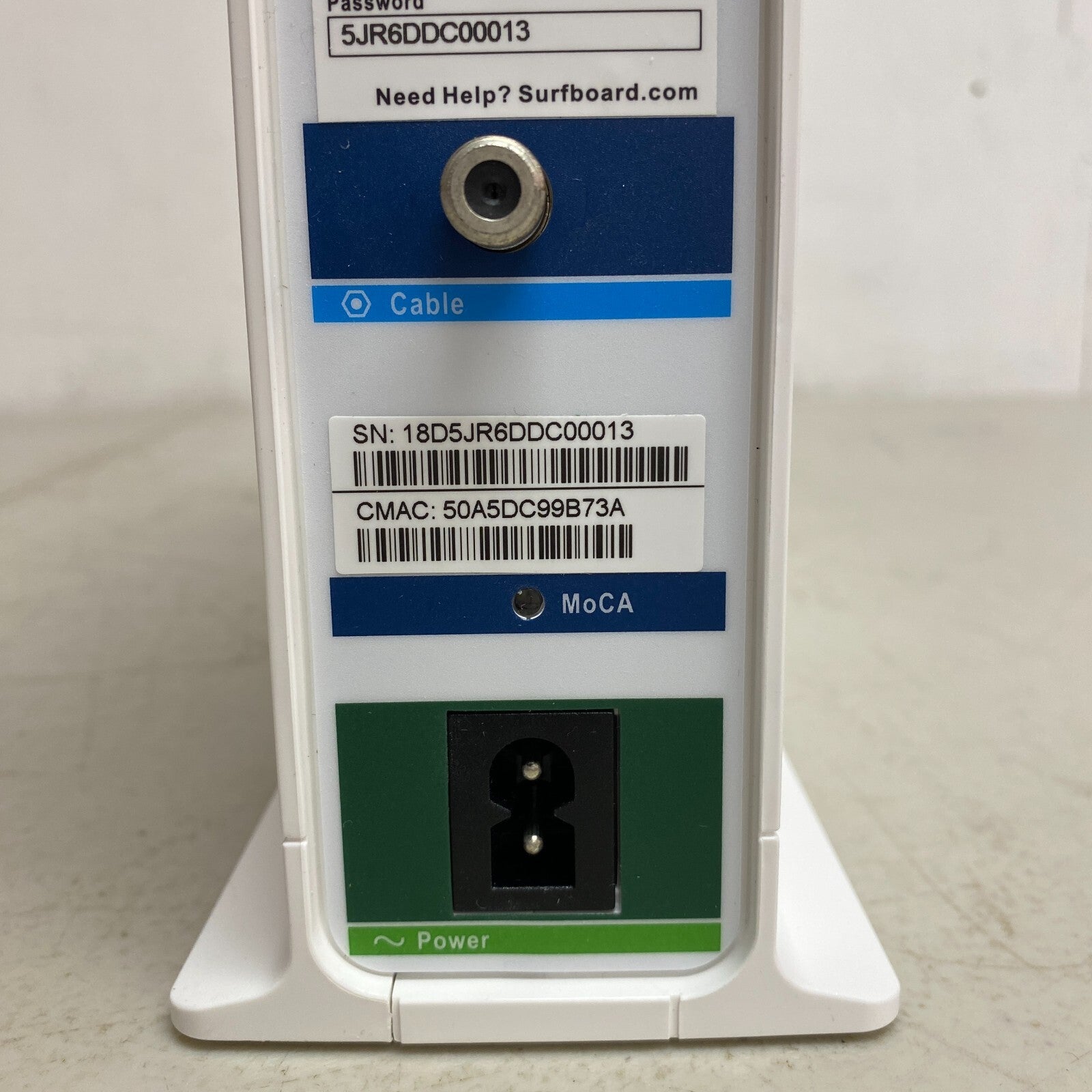 Arris SurfBoard SVG2482AC White DOCSIS Internet WiFi & Voice Modem 960Mbps