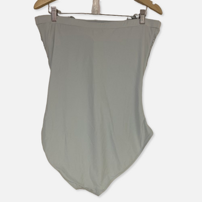 CALIA Womenâs Bandeau One-Piece Swimsuit Light Blue Size XL NWT Swimwear