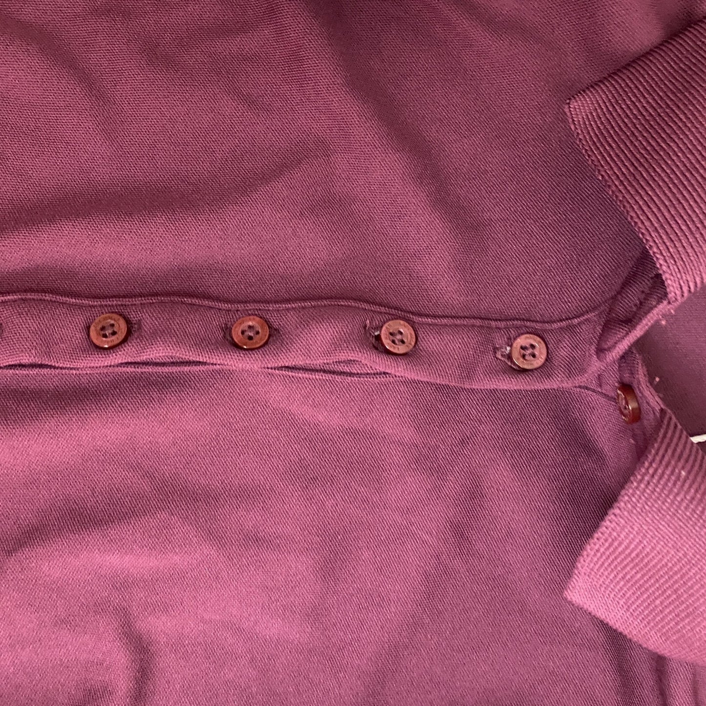 Lady Hagen Women's Sleeveless Ruffle Sleeve Polo Ripe Boysenberry WGH11478 New