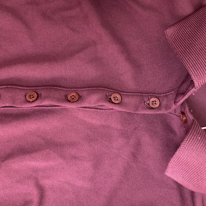 Lady Hagen Women's Sleeveless Ruffle Sleeve Polo Ripe Boysenberry WGH11478 New