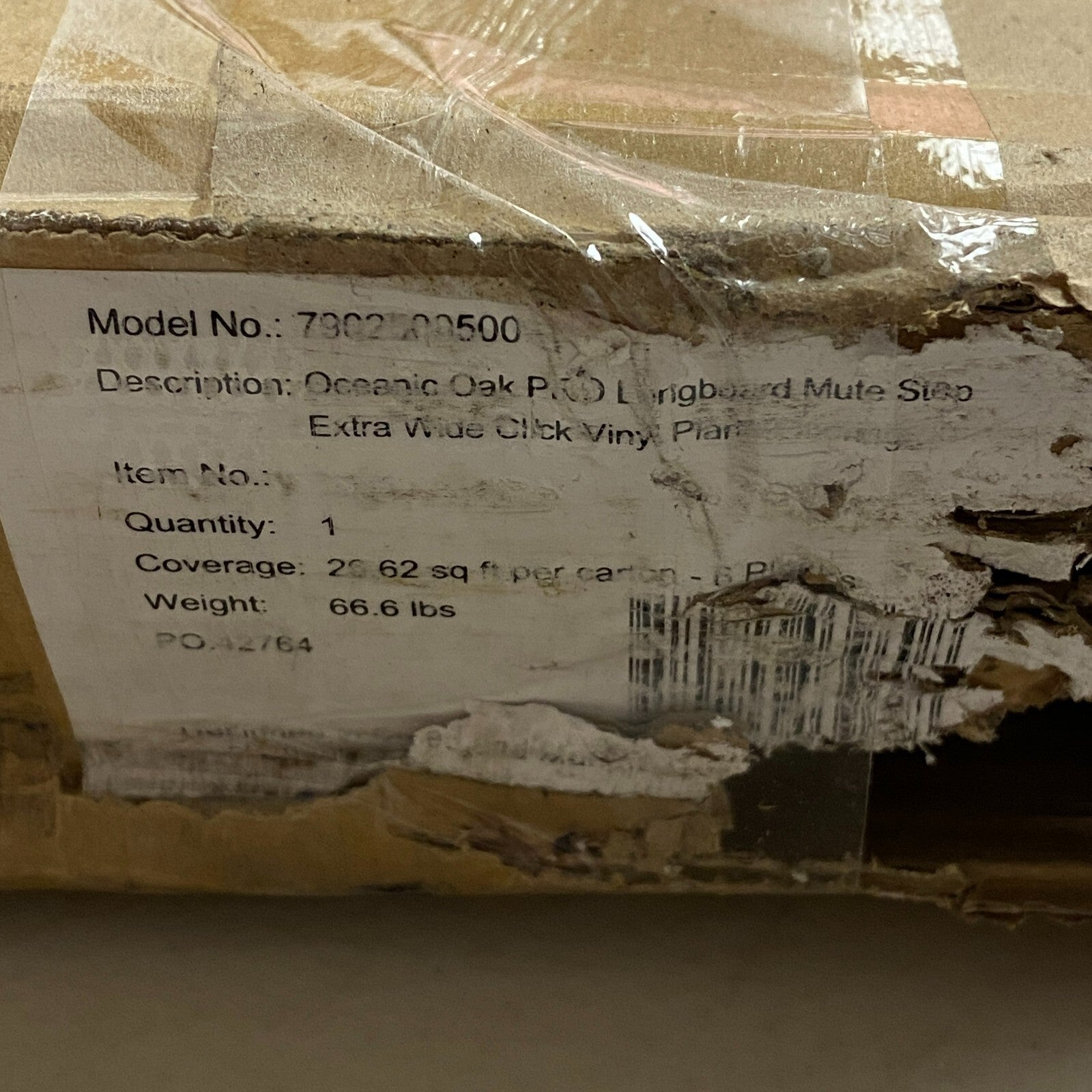 CALI Longboards Oceanic Oak Gray Wood look 20-Mils x 9-in W x 70-in L Water,,,,,