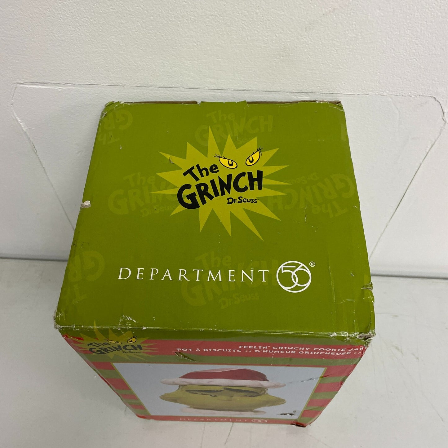 Department 56 The Grinch Who Stole Christmas Feelin' Grinchy Holiday Cookie Jar