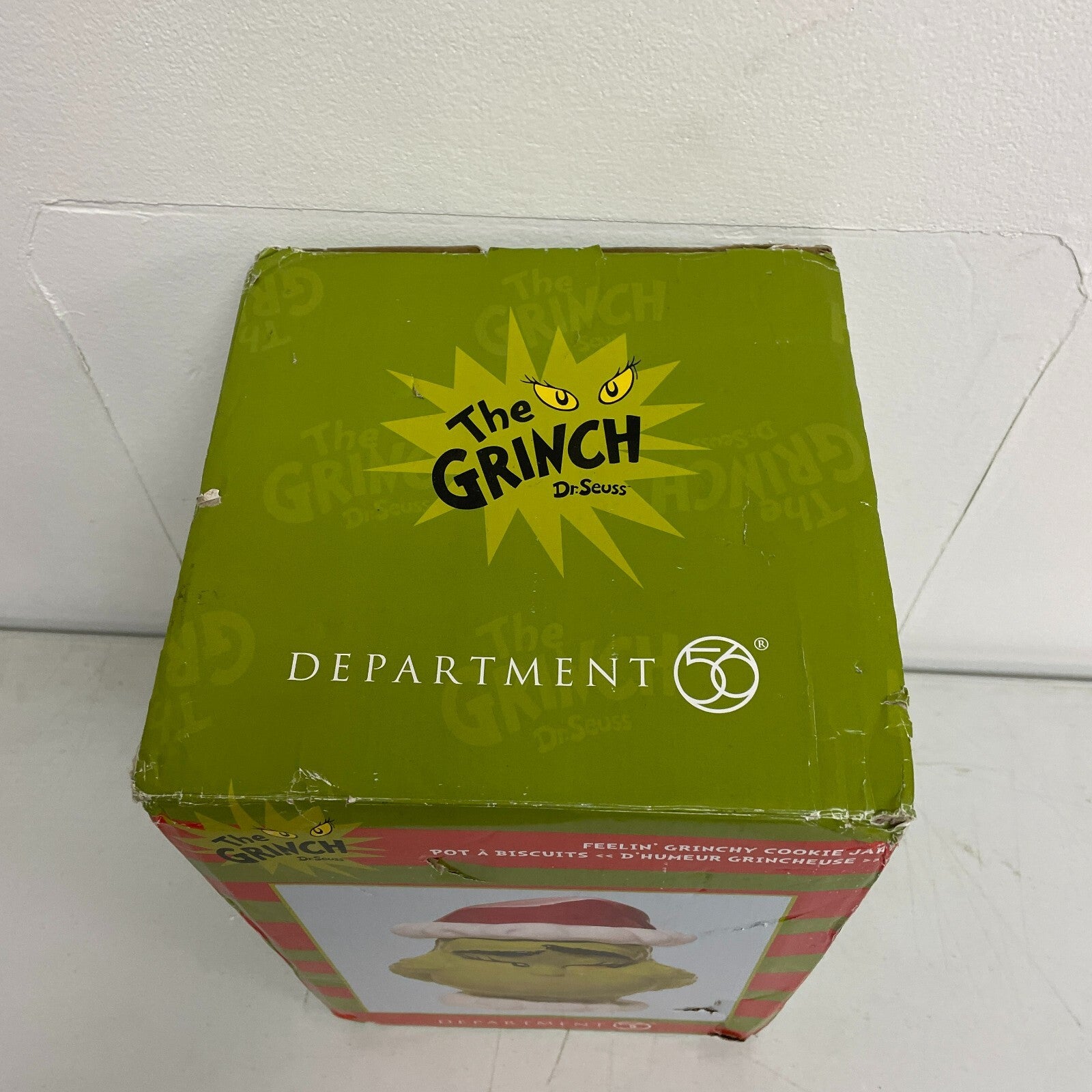 Department 56 The Grinch Who Stole Christmas Feelin' Grinchy Holiday Cookie Jar
