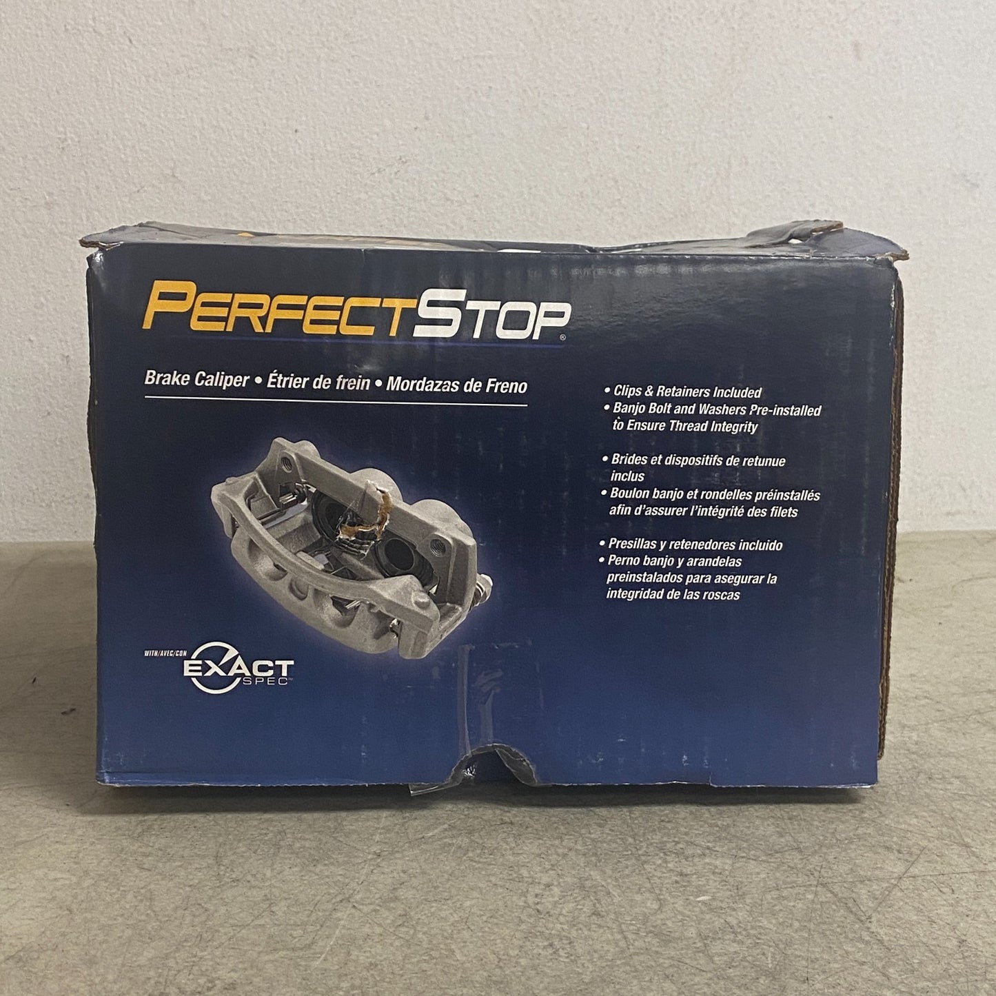 Perfect Stop 89-01606B REMAN Rear Disc Brake Caliper w Bracket