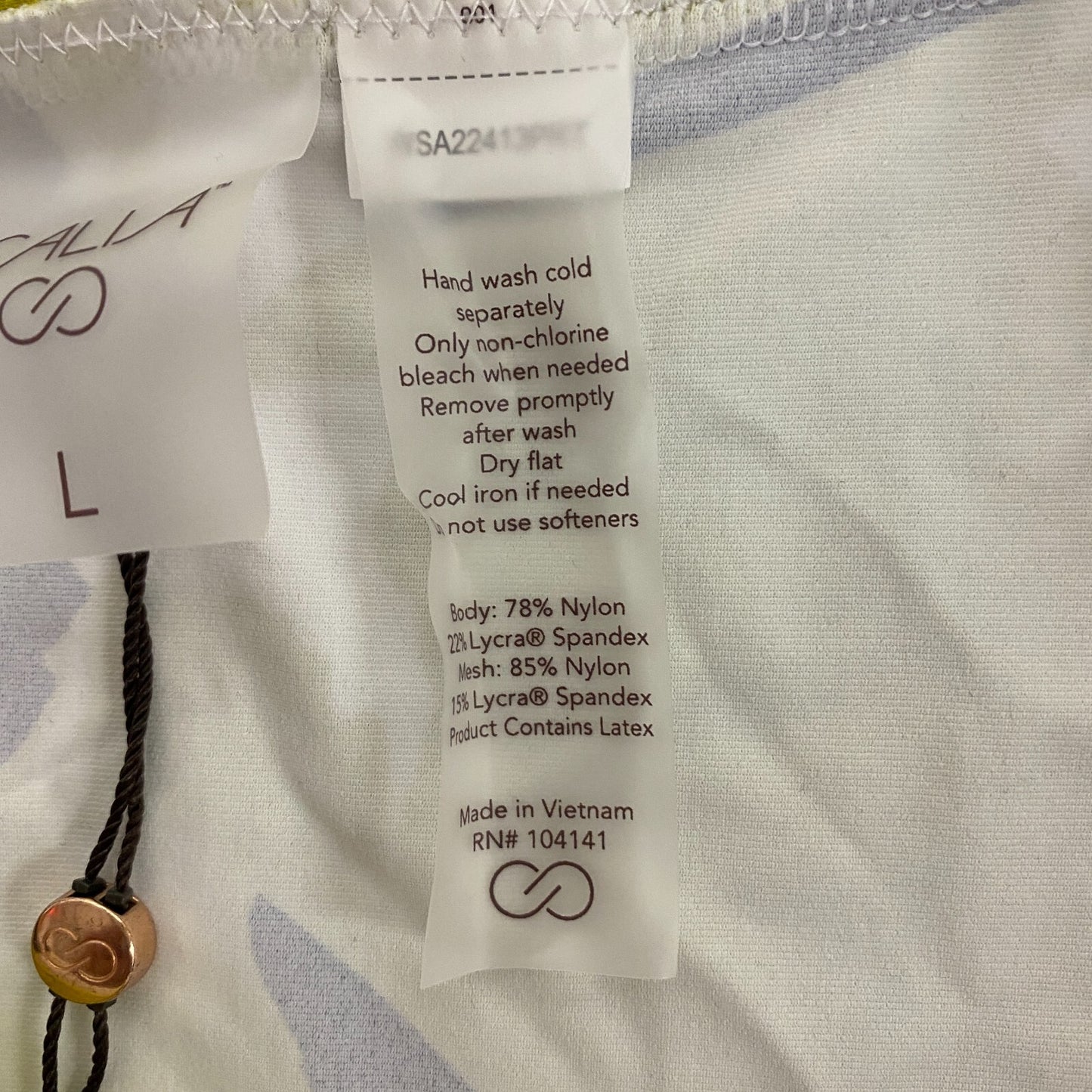 Calia Women's Swim Collection High Rise Floral Skirt Green Multi WSA22413PRT