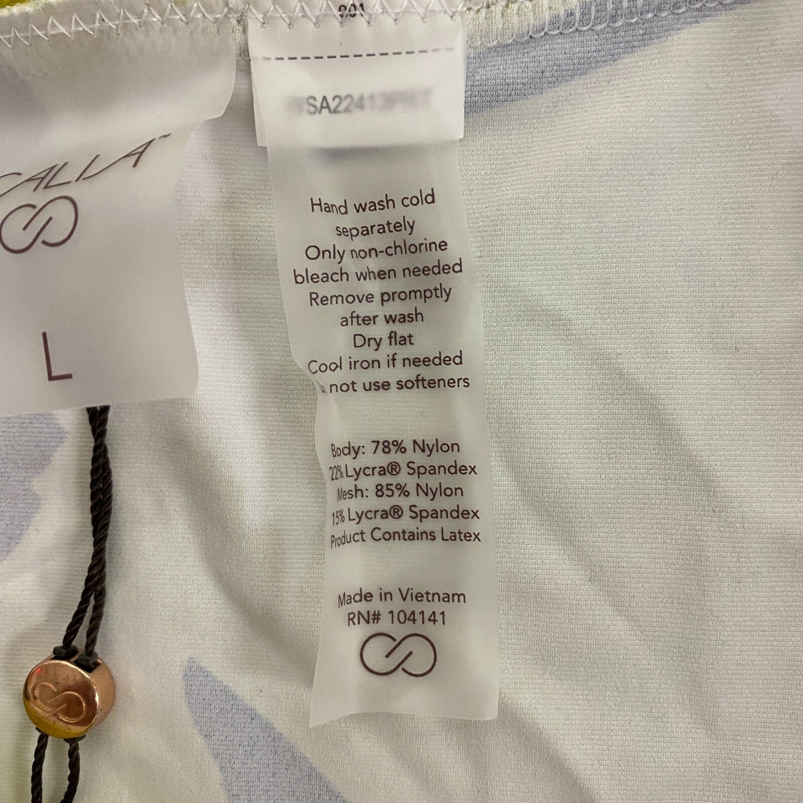 Calia Women's Swim Collection High Rise Floral Skirt Green Multi WSA22413PRT