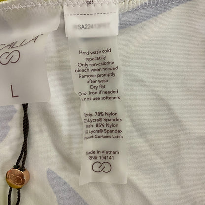 Calia Women's Swim Collection High Rise Floral Skirt Green Multi WSA22413PRT