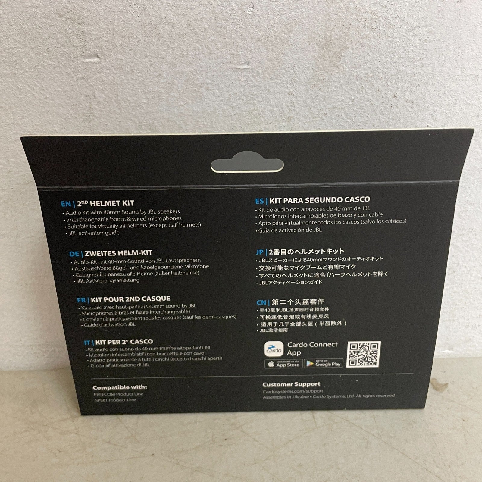 Cardo FREECOM-X/Spirit 2nd Helmet JBL Kit Speakers & Mic Communication Systems