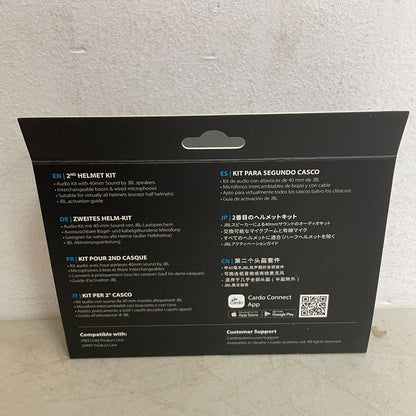 Cardo FREECOM-X/Spirit 2nd Helmet JBL Kit Speakers & Mic Communication Systems