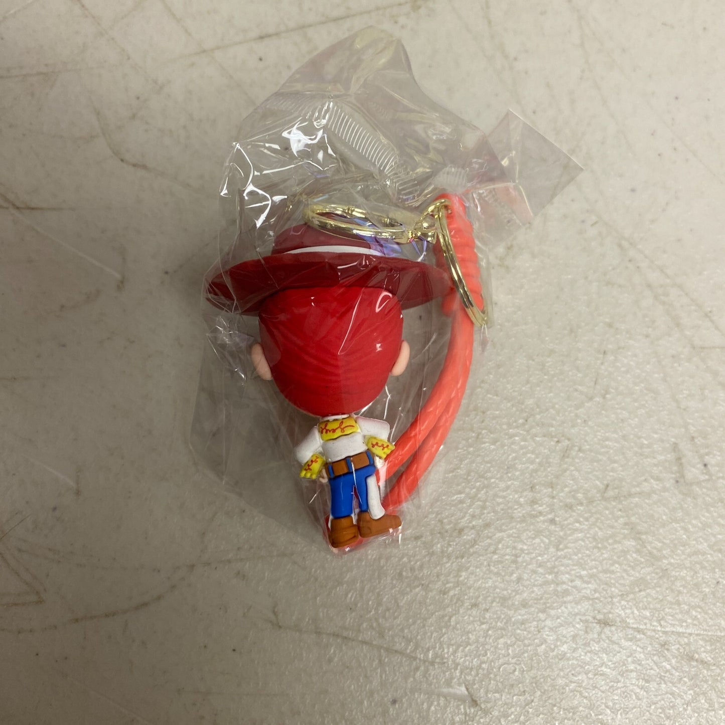 New Assorted 3D Disney Toy Story silicone Keychain with  Jesse Cowgirl Accessory