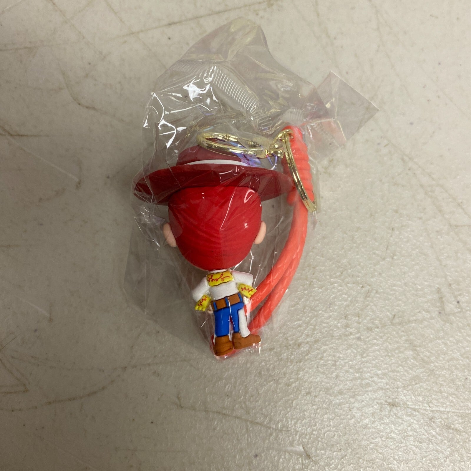 New Assorted 3D Disney Toy Story silicone Keychain with  Jesse Cowgirl Accessory