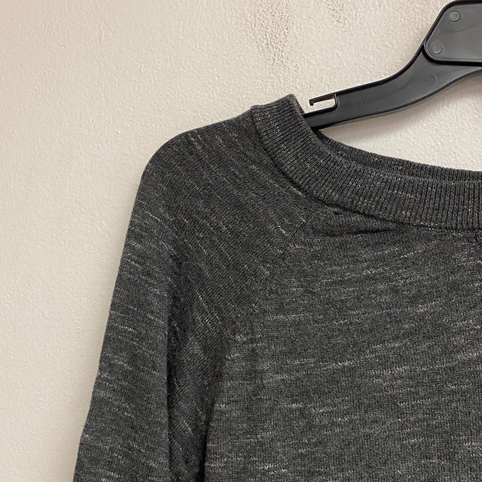 Mutual Weave Long Sleeve Crew Neck Sweater Size 2XL Color Dark Charcoal Heather