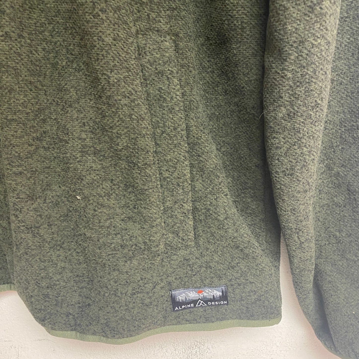 Alpine Design Mens Retreat QRT Snap Fleece Forest Night Heather ADM23603
