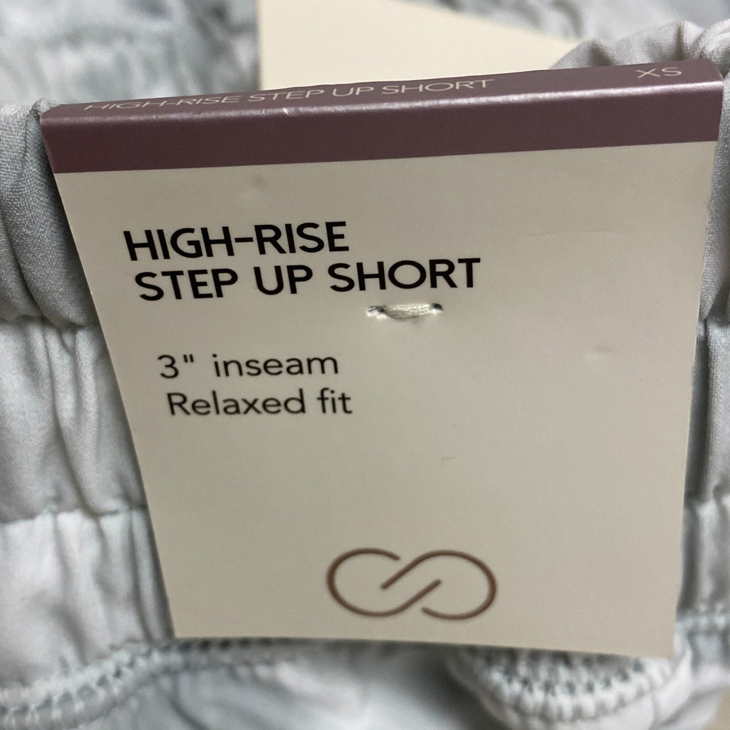 Calia 3" Inseam High Rise Step Up Short Aquatic Coral Light Green WAX12351PRT