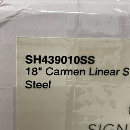 Signature Hardware 18" Carmen Linear Shower Drain - with Drain Flange - Polished