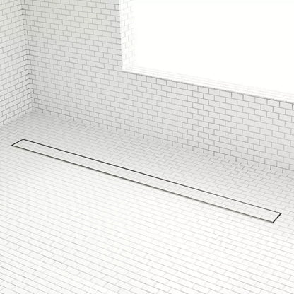 Signature Hardware 48" Cohen Linear Tile-In Shower Drain - Brushed Stainless S.