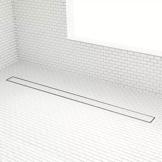 Signature Hardware 48" Cohen Linear Tile-In Shower Drain - Brushed Stainless S.