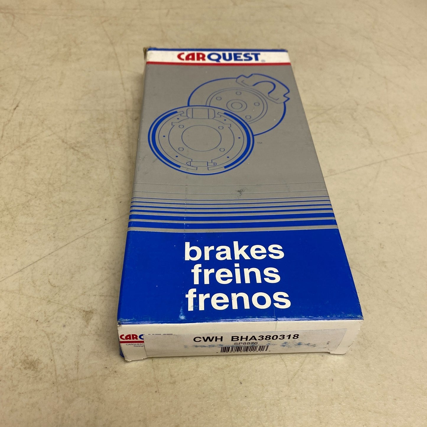 CARQUEST Brake Hydraulic Hose Assembly Black EPDM Rubber Model BHA380318