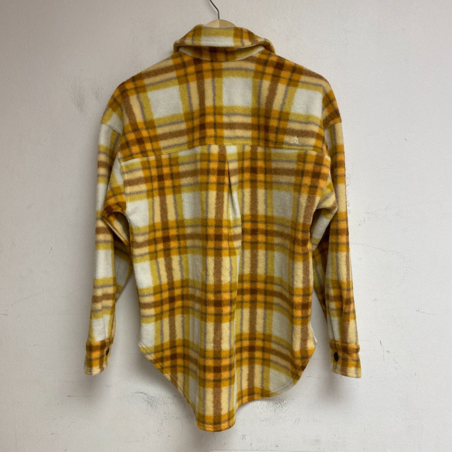 ALPINE WOMENS W AD WAYFARER OF FLC SHIRT JACKET PUMPKIN PATCH PLAID ADW23101P