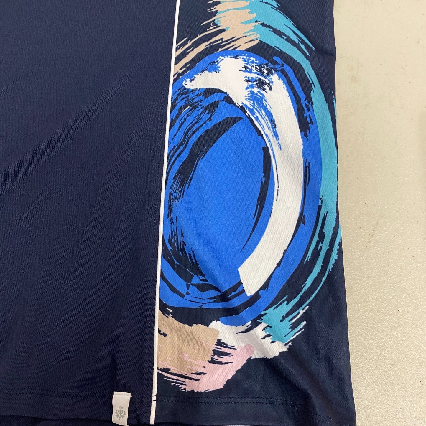 Lady Hagen Women's Polyester Short Sleeve Polo Navy Blazer/ White WGH11472 New