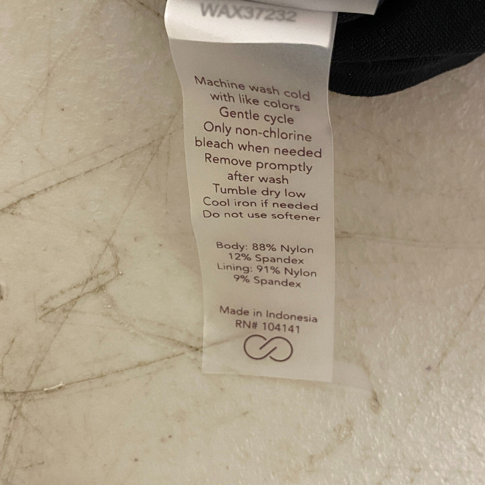 Calia Womens Made To Ply Seam ESSN LL Pure Black Solid Stylish WAX37232